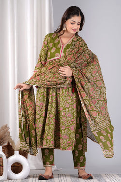 BEAUTIFUL JAAL PRINT SUIT WITH DUPATTA