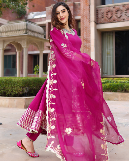 Designer Anarkali Suit With Dupatta