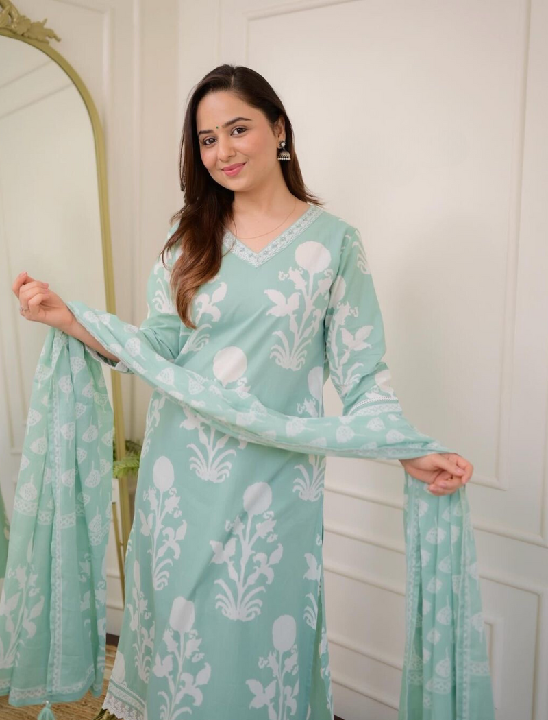 Elegant Lightweight Embroidered Suit With Dupatta