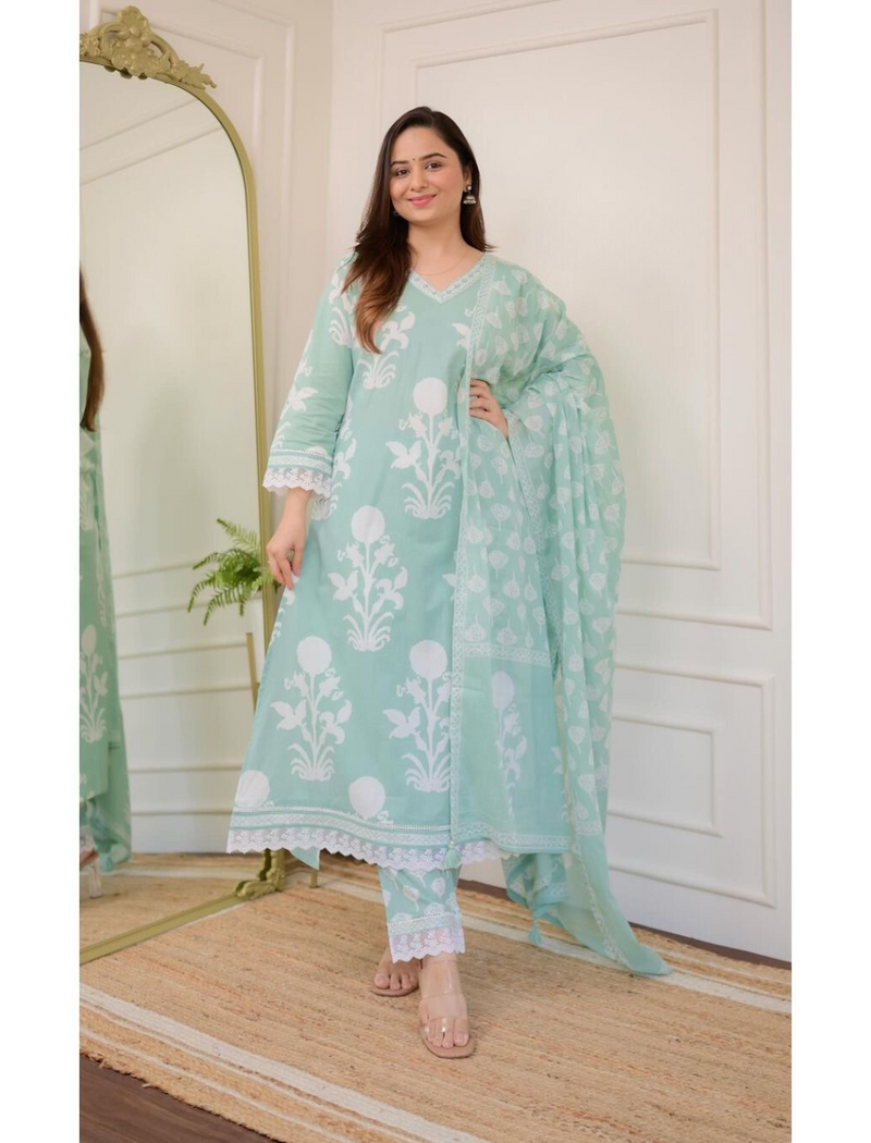 Elegant Lightweight Embroidered Suit With Dupatta