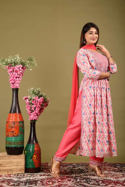 PROCION PRINT NAYRA CUT SUIT WITH DUPATTA