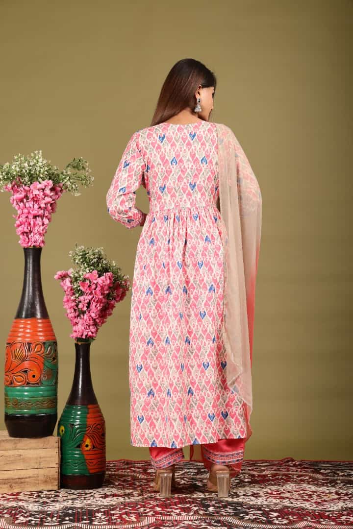 PROCION PRINT NAYRA CUT SUIT WITH DUPATTA