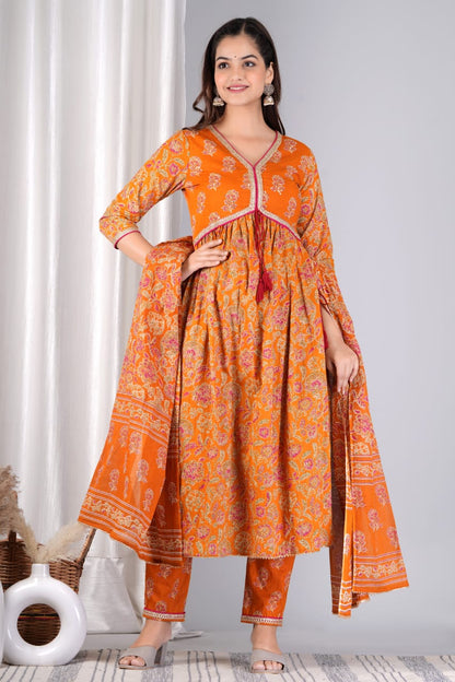 BEAUTIFUL JAAL PRINT SUIT WITH DUPATTA