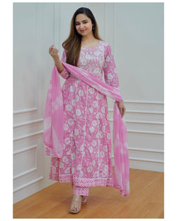 FULL FLAIR ANARKALI SUIT WITH DUPATTA