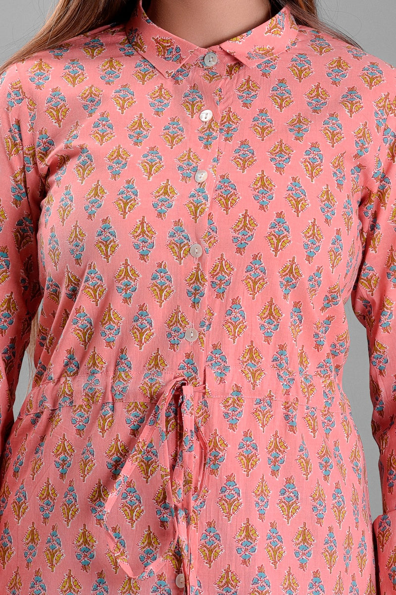 Ethnic Floral Printed Shirt