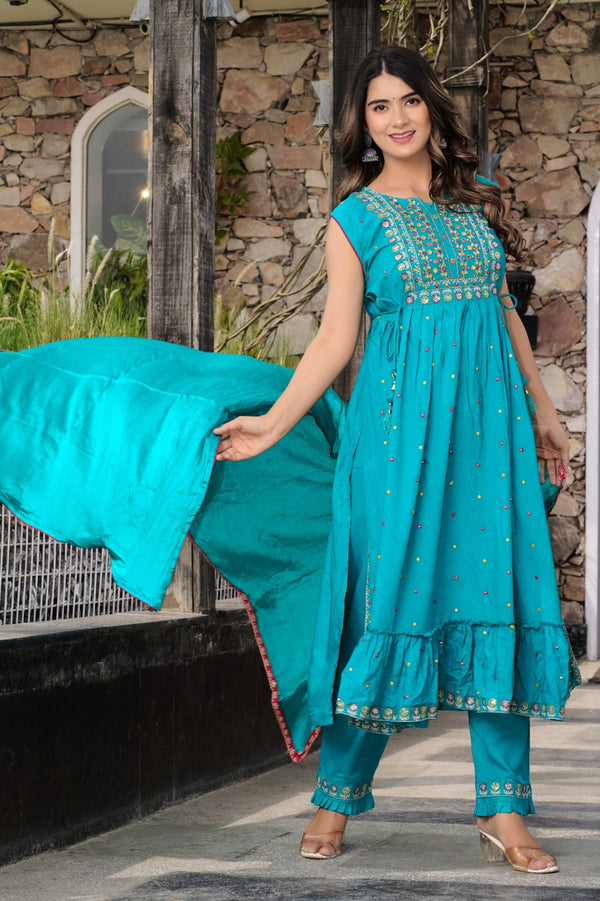 PREMIUM EMBROIDERY SUIT WITH DUPATTA