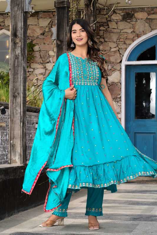 PREMIUM EMBROIDERY SUIT WITH DUPATTA