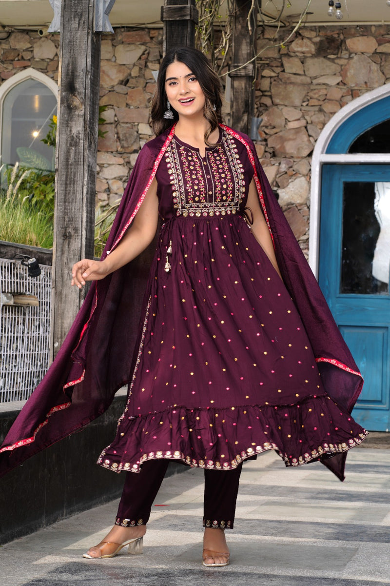 PREMIUM EMBROIDERY SUIT WITH DUPATTA