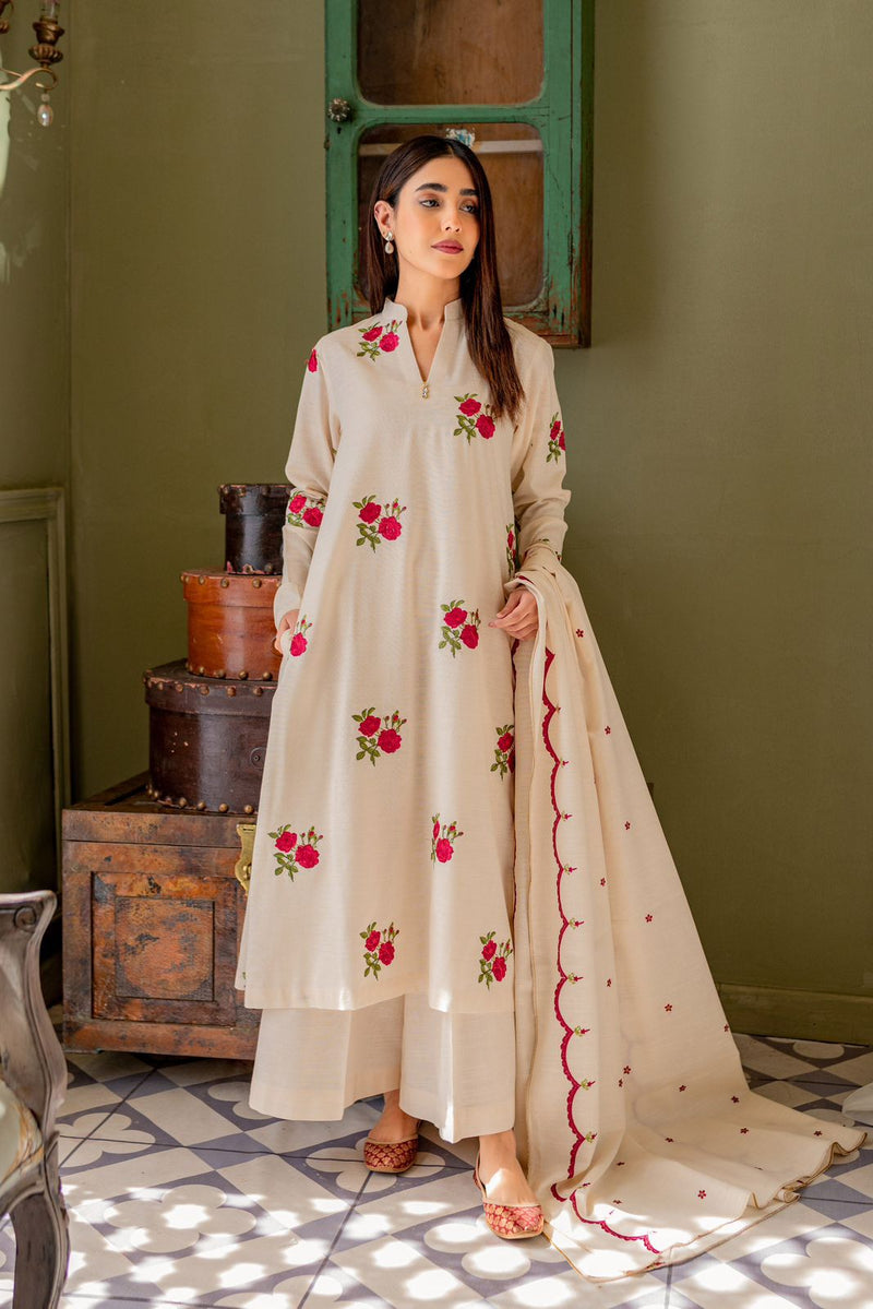 Beautiful Cotton Printed Suit Set With Dupatta