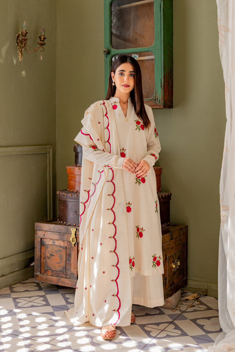 Beautiful Cotton Printed Suit Set With Dupatta