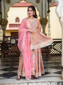 Designer Luxurious Maslen Suit Set With Dupatta