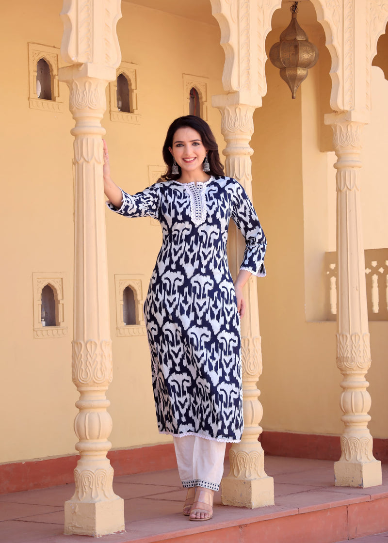 Pure Elegant cotton Suit With Dupatta