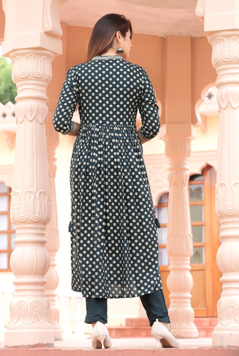 Designer Rayon Suit With Dupatta