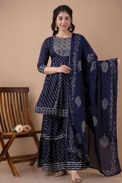 Premium Designer Rayon Suit With Dupatta