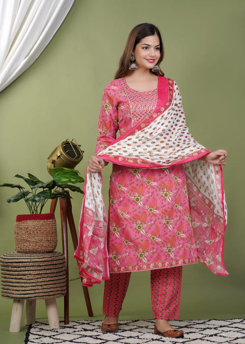 Premium Designer Suit With Dupatta