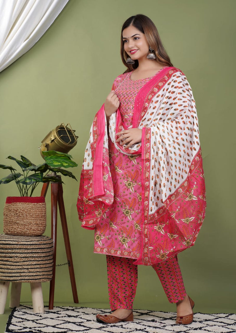 Premium Designer Suit With Dupatta