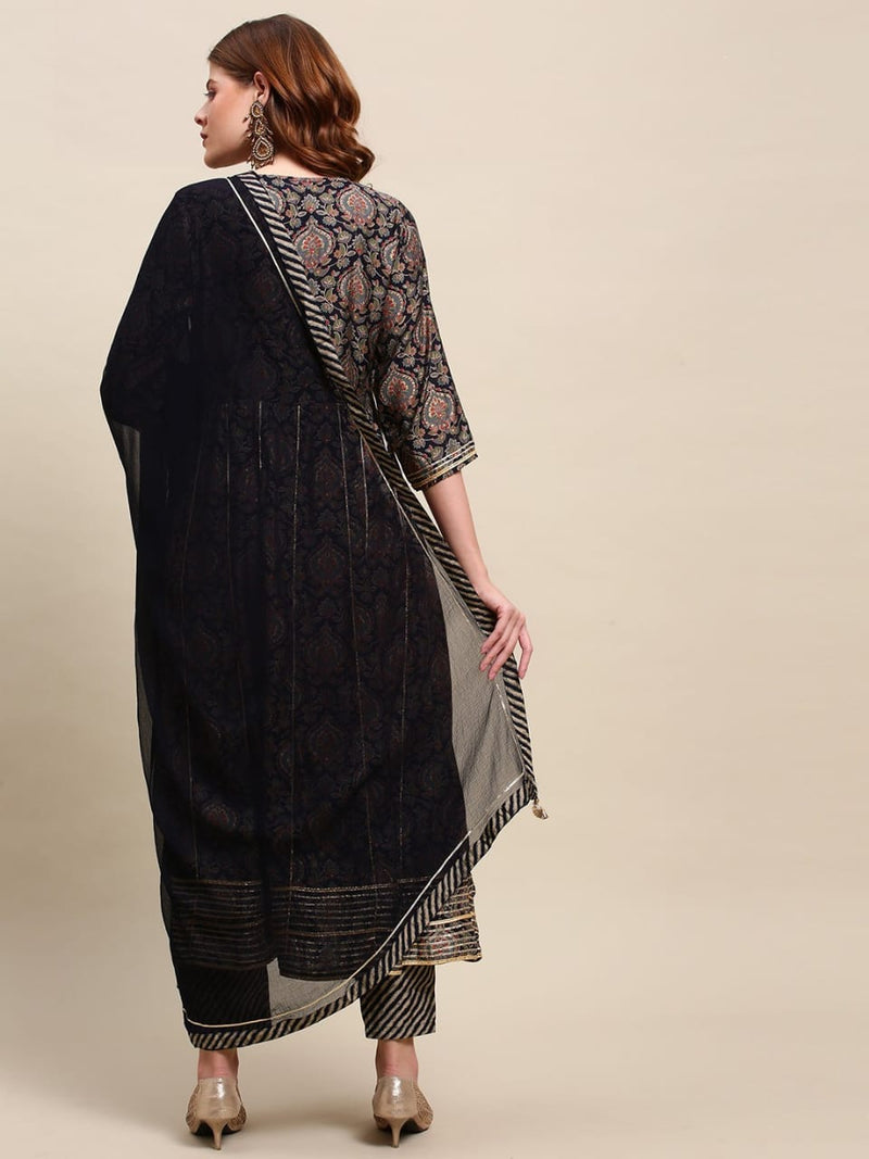 Beautiful Designer Aanarkali kurti with Dupatta