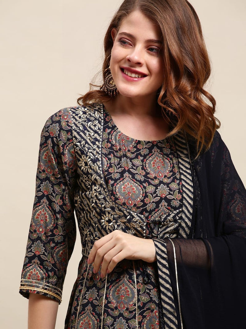 Beautiful Designer Aanarkali kurti with Dupatta