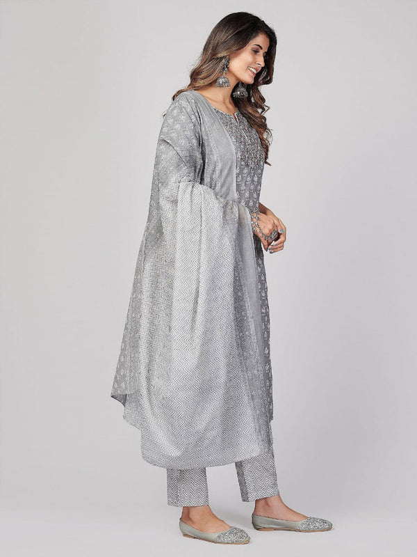 Beautiful Straight kurti Pant With Malmal Dupatta