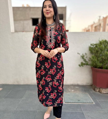 Beautiful Embroidered Suit and Dupatta