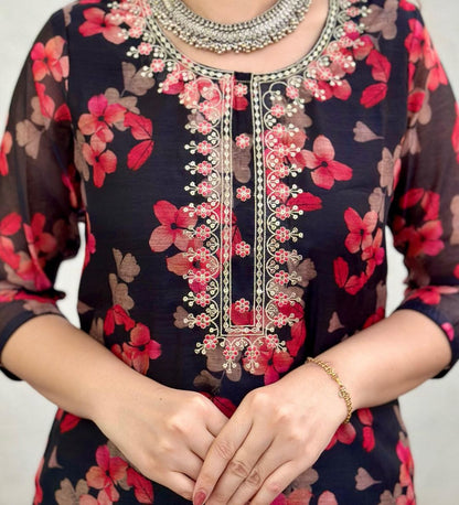 Beautiful Embroidered Suit and Dupatta