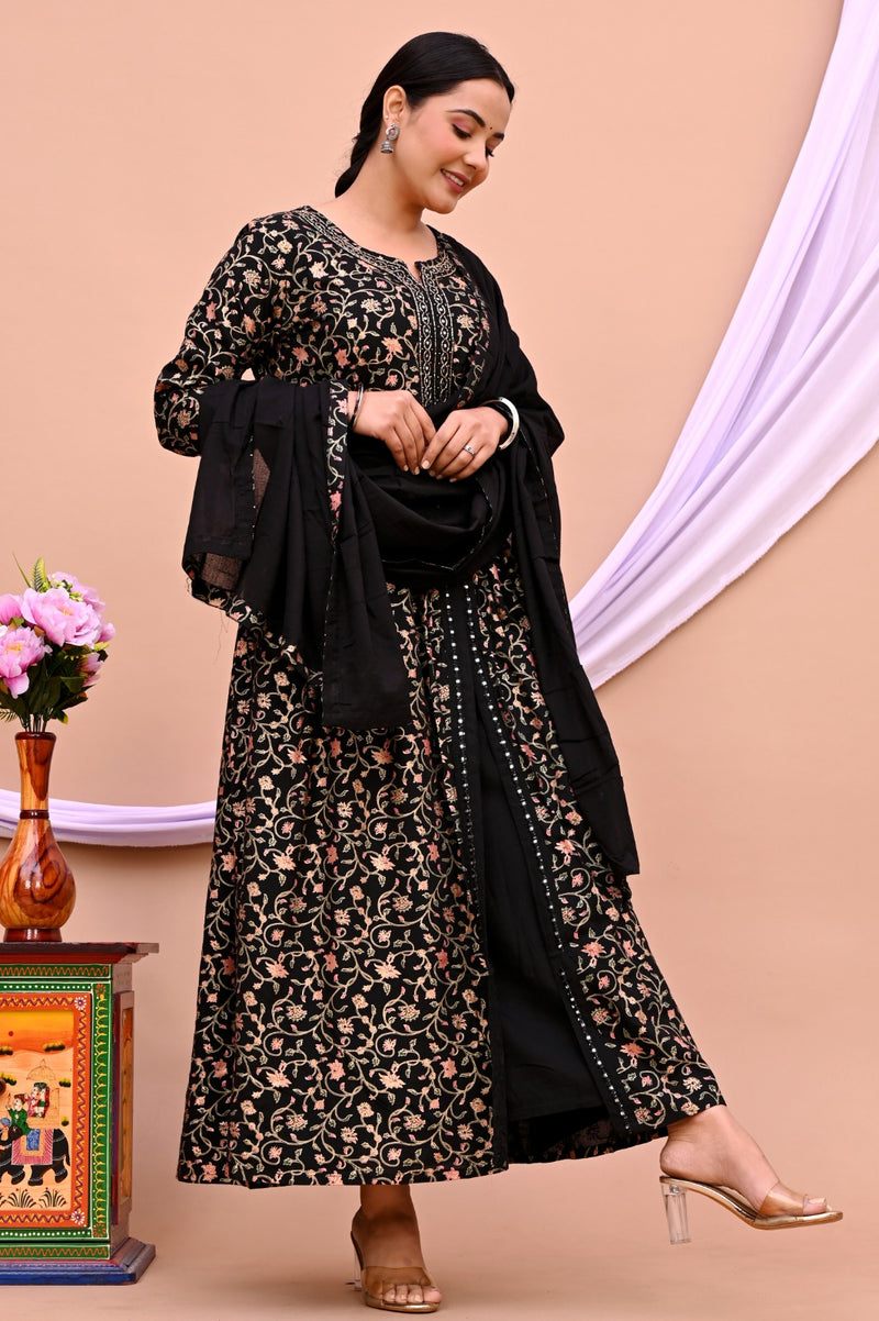 Beautiful Anarkali Kurti With Dupatta