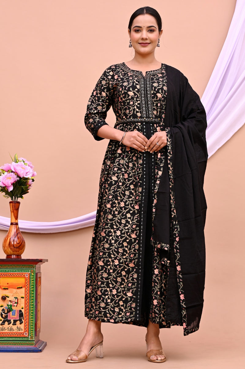 Beautiful Anarkali Kurti With Dupatta