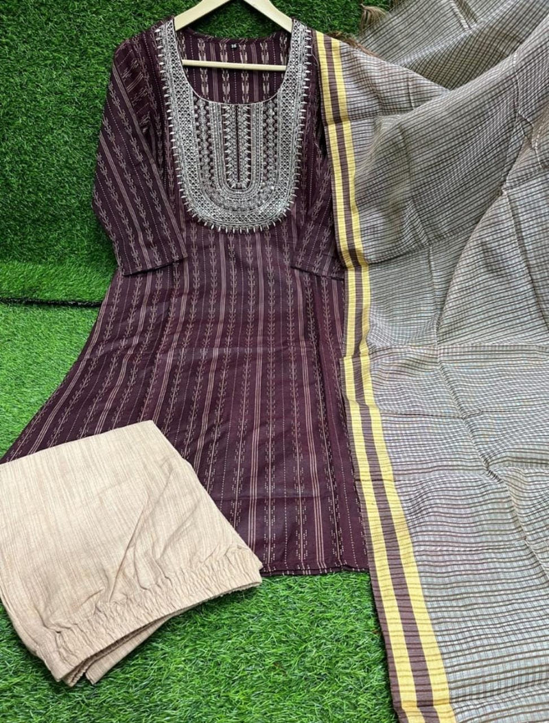 Premium Designer Suit With Dupatta