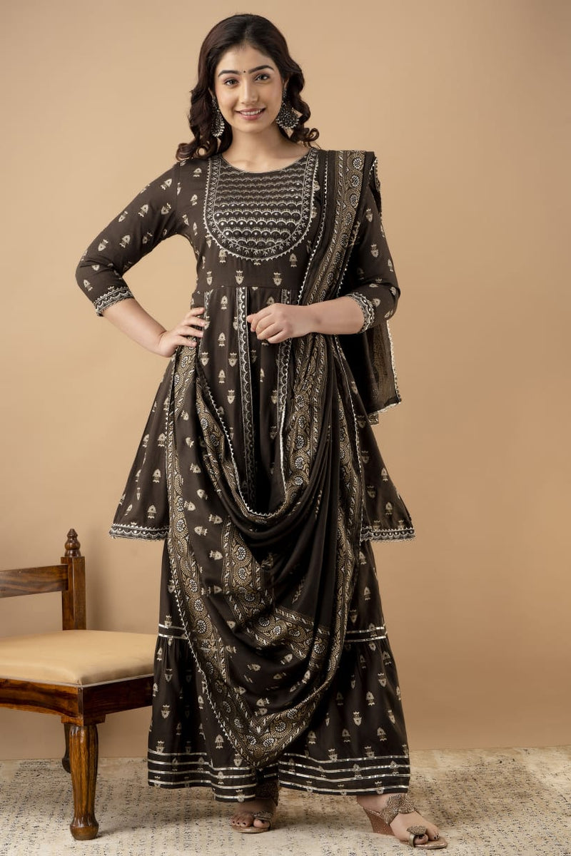 Premium Kurti Sharara with Dupatta