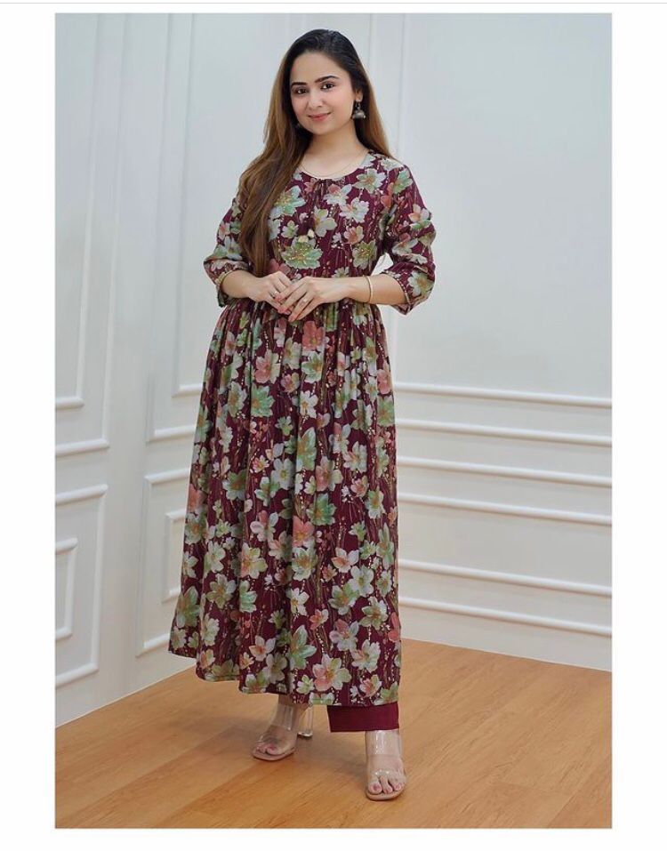 Beautiful Designer kurti With pant and Dupatta