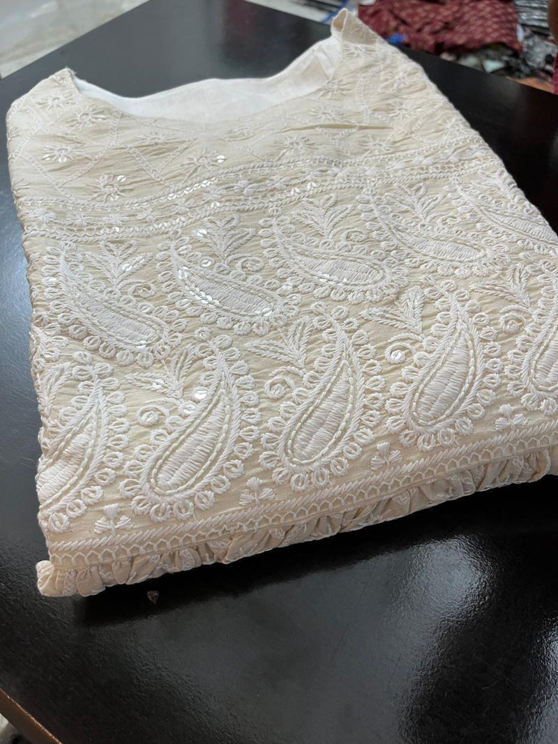 Beautiful White Chikankari Dress