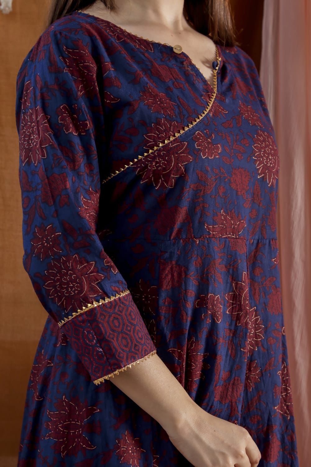 Beautiful Anarkali Kurti With Pant & Dupatta