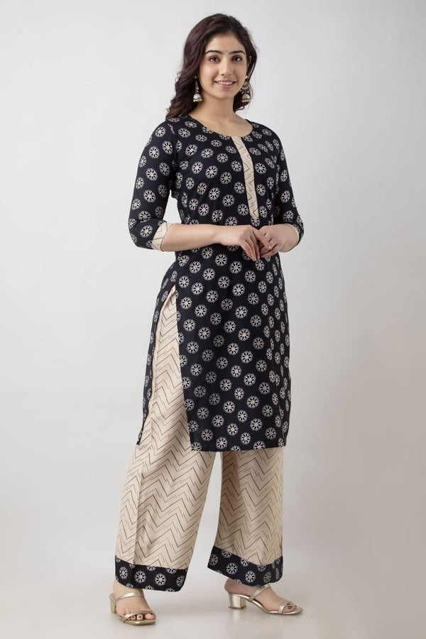 BEAUTIFUL PREMIUM QUALITY STRAIGHT KURTI WITH PANT