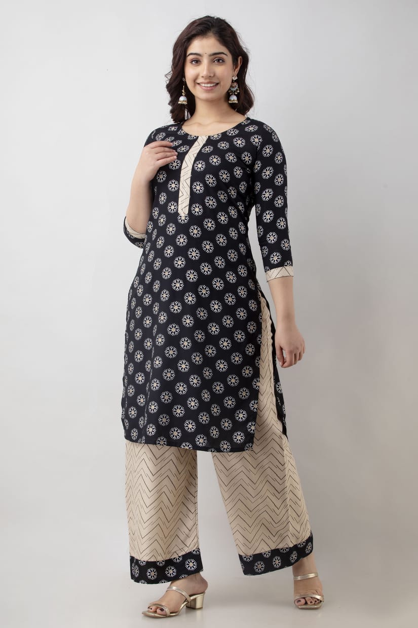 BEAUTIFUL PREMIUM QUALITY STRAIGHT KURTI WITH PANT