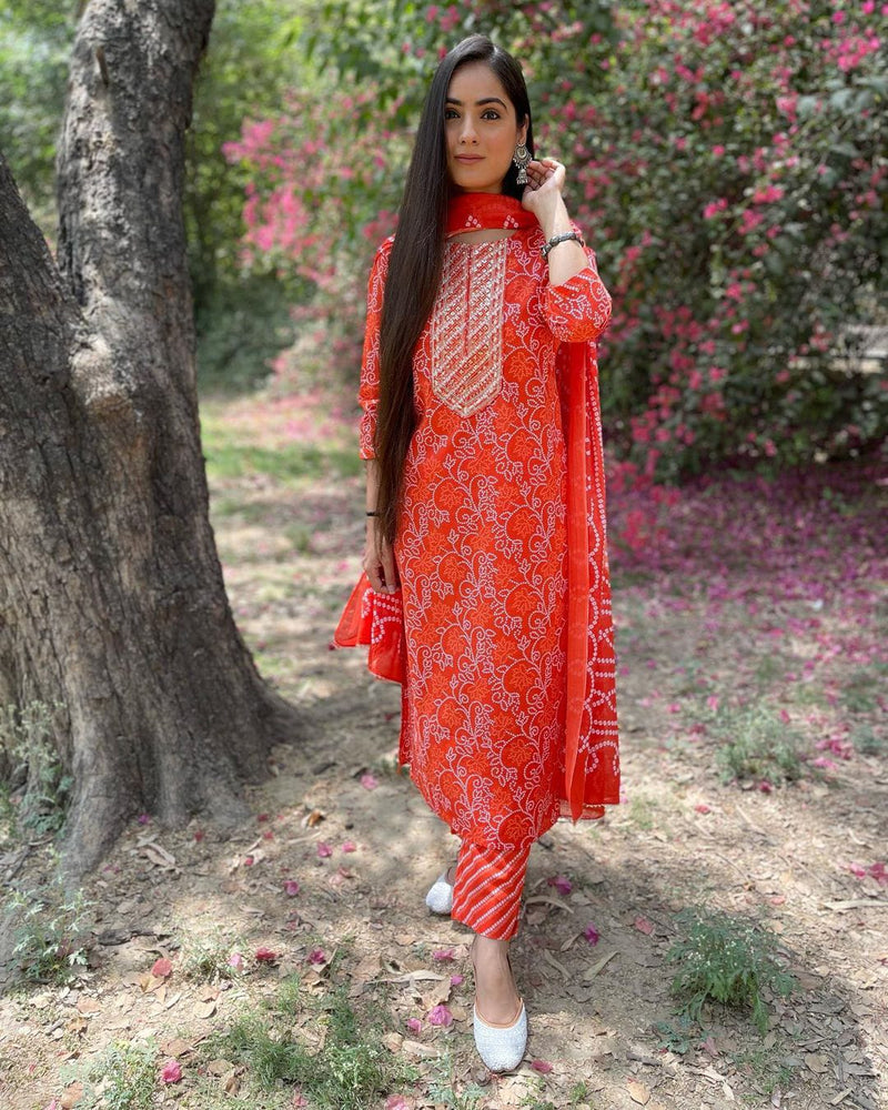 Beautiful Designer Embroidery suit With Dupatta