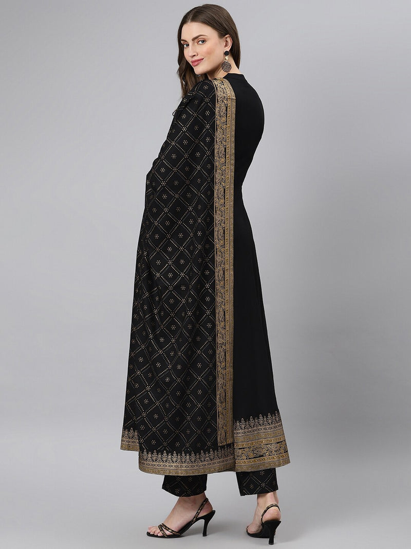 Beautiful Anarkali Kurti With Palazzo And Dupatta