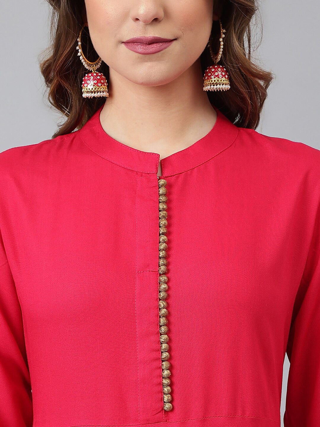 Beautiful Anarkali Kurti With Palazzo And Dupatta