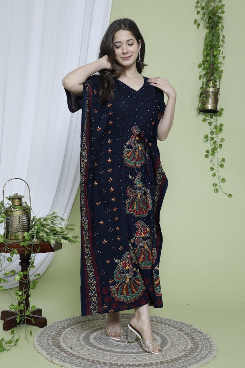 Beautiful Heavy Cotton Kaftan Dress