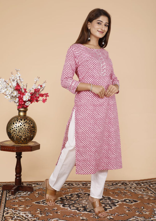 Lahriya special Cotton Kurti & pant