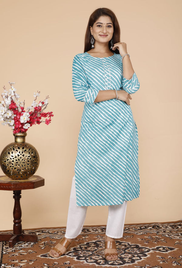 Lahriya special Cotton Kurti & pant