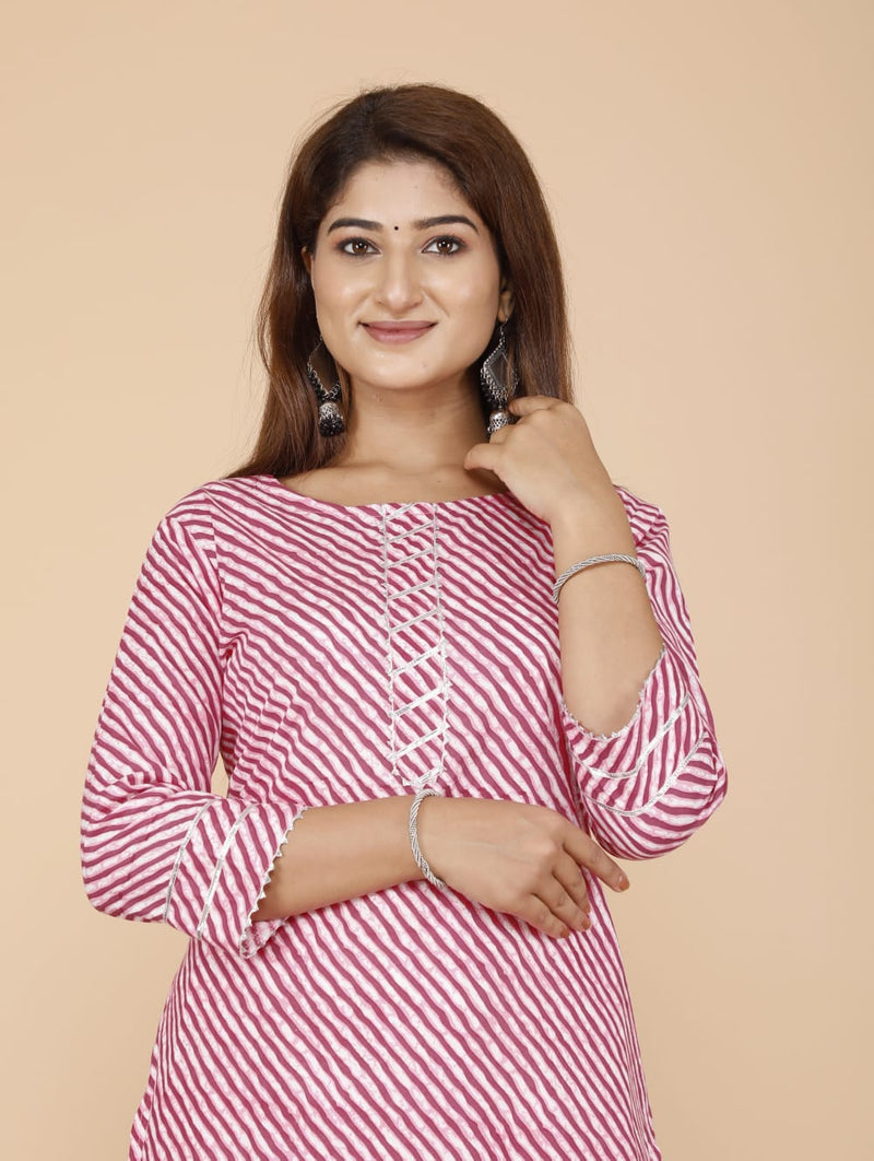 Lahriya special Cotton Kurti & pant