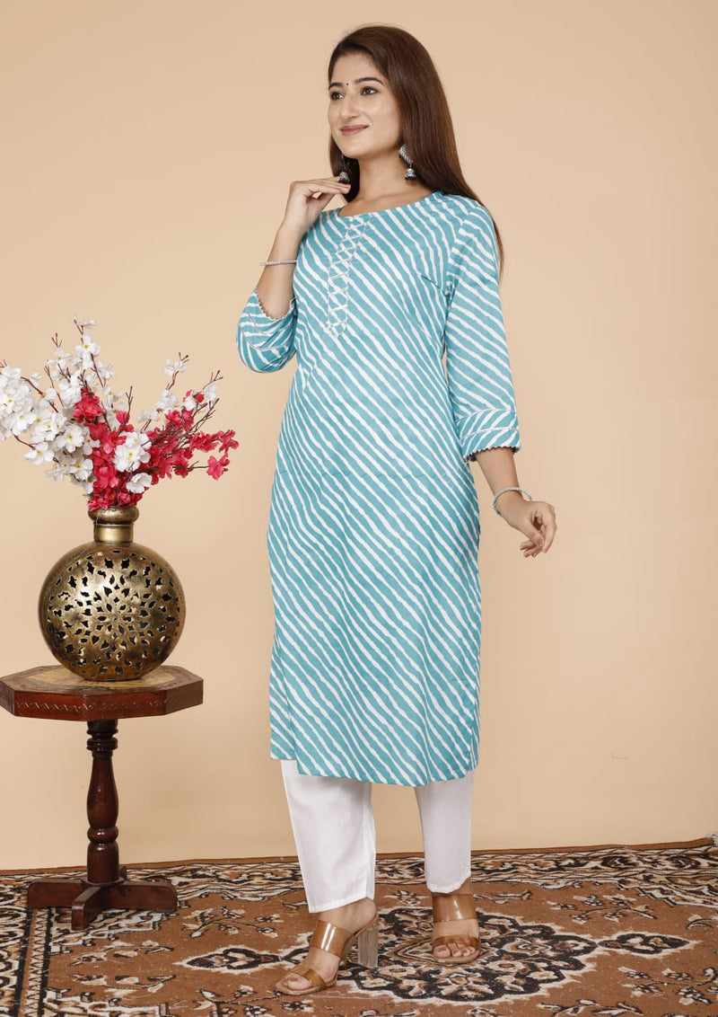 Lahriya special Cotton Kurti & pant