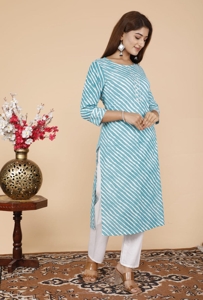 Lahriya special Cotton Kurti & pant