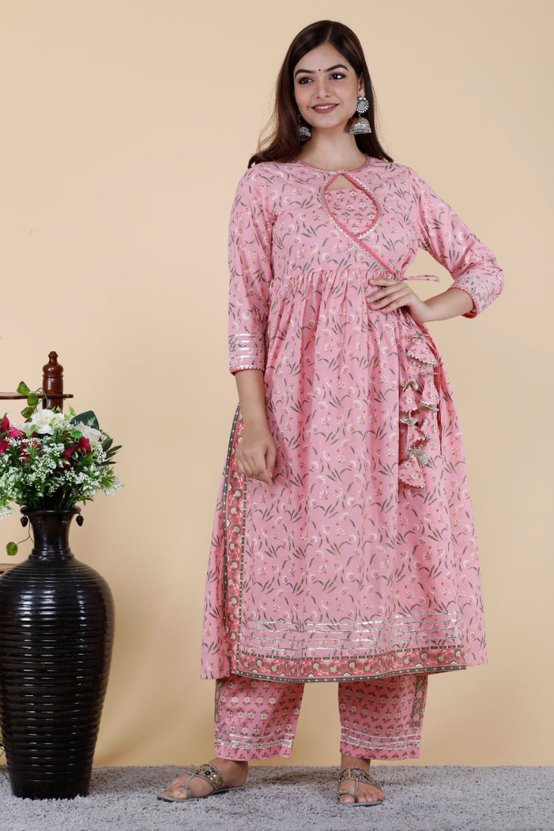 BEAUTIFUL COTTON KURTI  3PCS SET