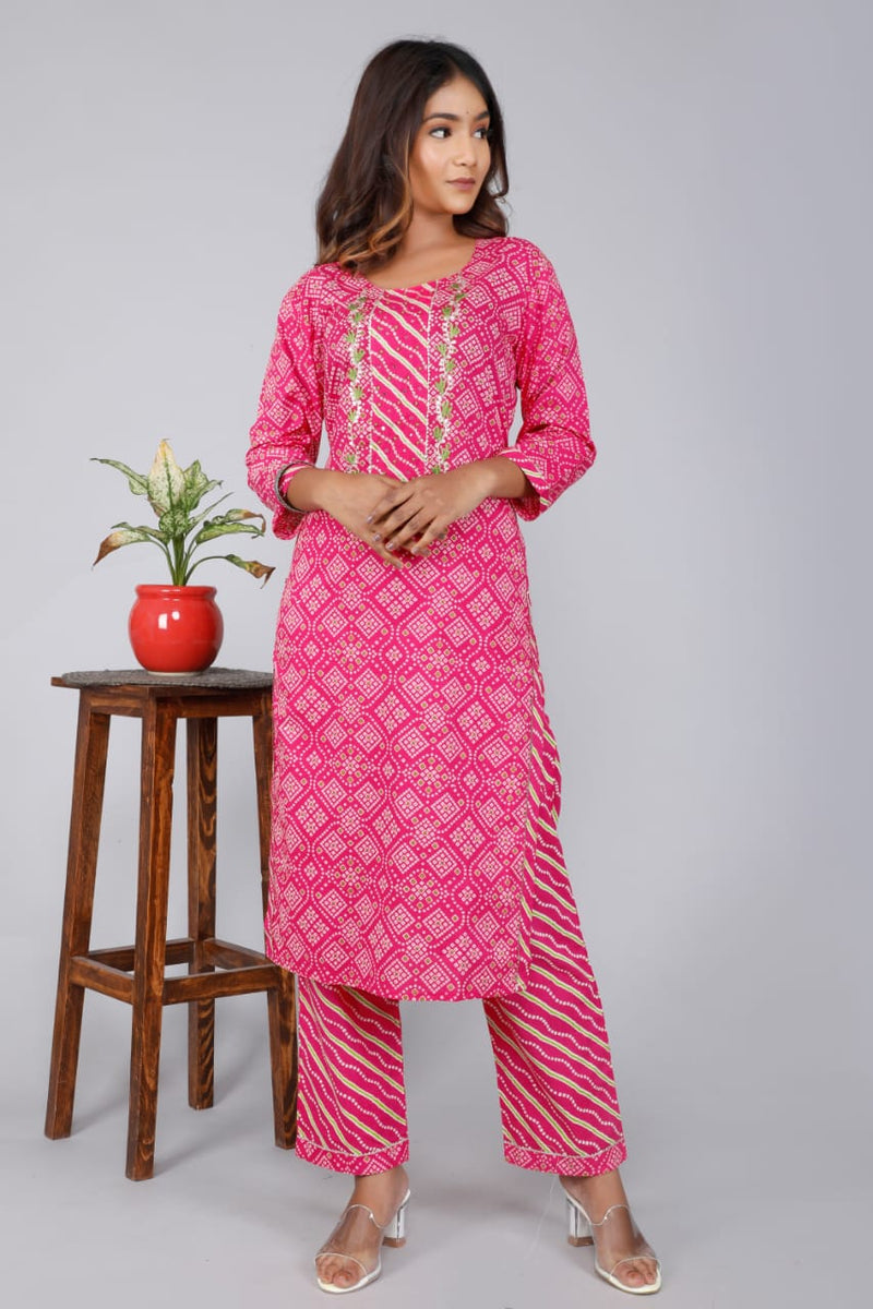 Beautiful Pink Suit With Dupatta