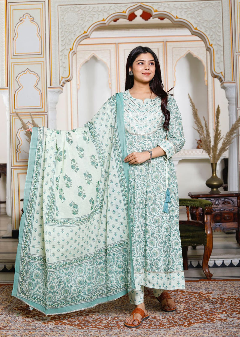 Beautiful Anarkaali Suit With Dupatta