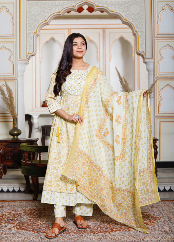 Beautiful Anarkaali Suit With Dupatta