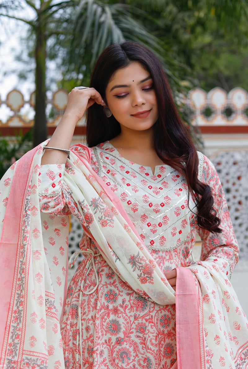 Beautiful Anarkaali Suit With Dupatta