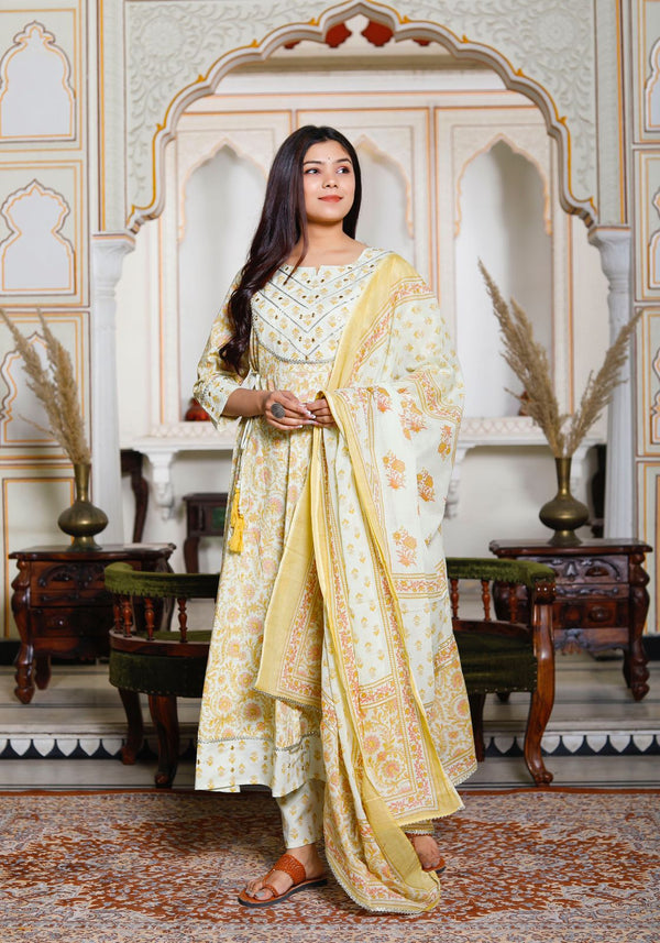 Beautiful Anarkaali Suit With Dupatta