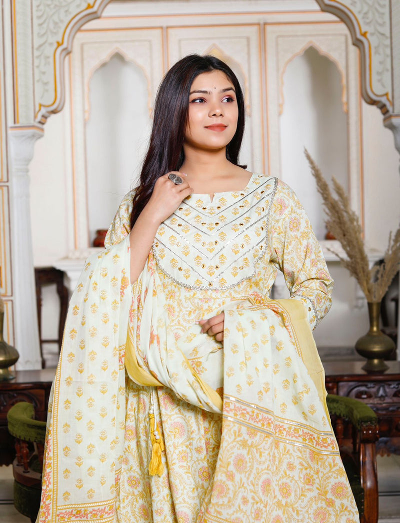 Beautiful Anarkaali Suit With Dupatta